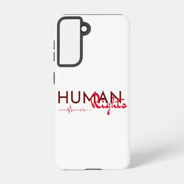 Funda Para Samsung Galaxy Salvamento de los derechos humanos (Reverso )