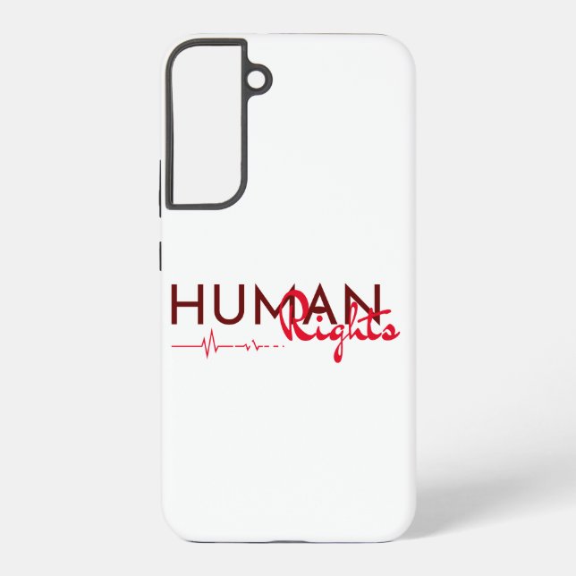 Funda Para Samsung Galaxy Salvamento de los derechos humanos (Reverso )