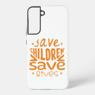 Funda Para Samsung Galaxy S22+ Salven niños, salven vidas