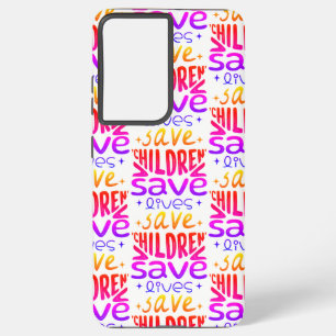 Funda Para Samsung Galaxy S21 Ultra Salven niños, salven vidas