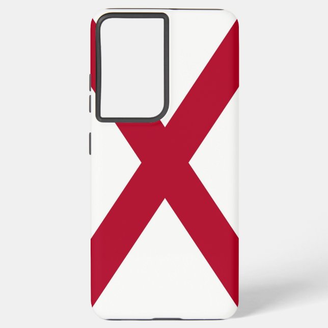 Funda Para Samsung Galaxy Samsung Galaxy S21 Bandera Ultra Funda de Alabama, (Reverso )