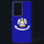 Funda Para Samsung Galaxy S21 Ultra Samsung Galaxy S21 Bandera Ultra Funda de Luisiana<br><div class="desc">Transforme su Samsung Galaxy S21 Ultra en una celebración del orgullo de Luisiana con nuestra exclusiva portada telefónica con la bandera del estado! Esta portada, elaborada con meticulosa atención a los detalles, muestra con orgullo los elementos distintivos de la bandera de Luisiana. Presenta un diseño audaz con un pelícano alimentando...</div>