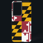 Funda Para Samsung Galaxy S21 Ultra Samsung Galaxy S21 Bandera Ultra Funda de Maryland<br><div class="desc">Transforme su Samsung Galaxy S21 Ultra en una celebración del orgullo de Maryland con nuestra exclusiva cubierta telefónica con la bandera del estado! Diseñada con meticulosa atención a los detalles, esta portada muestra orgullosamente los elementos distintivos de la bandera de Maryland. Presenta un diseño único de cuadranchos alternados de negro...</div>