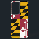 Funda Para Samsung Galaxy S21 Ultra Samsung Galaxy S21 Bandera Ultra Funda de Maryland<br><div class="desc">Transforme su Samsung Galaxy S21 Ultra en una celebración del orgullo de Maryland con nuestra exclusiva cubierta telefónica con la bandera del estado! Diseñada con meticulosa atención a los detalles, esta portada muestra orgullosamente los elementos distintivos de la bandera de Maryland. Presenta un diseño único de cuadranchos alternados de negro...</div>