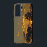 Funda Para Samsung Galaxy S21 Samsung Galaxy S21 Funda duro, brillante<br><div class="desc">La puesta de sol rural se captura no muy lejos de Ardlethan</div>