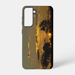 Funda Para Samsung Galaxy S21 Samsung Galaxy S21 Funda duro, brillante