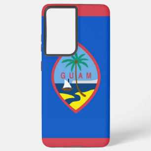Funda Para Samsung Galaxy S21+ Samsung Galaxy S21 Plus Bandera Funda de Guam