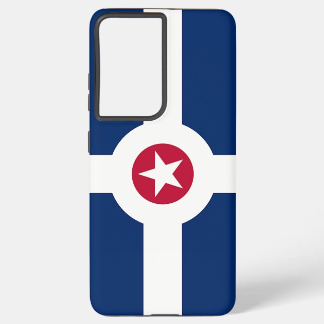 Funda Para Samsung Galaxy Samsung Galaxy S21 Plus Bandera Funda de Indianápo (Reverso )