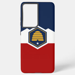Funda Para Samsung Galaxy S21+ Samsung Galaxy S21 Plus Case flag of Utah, USA