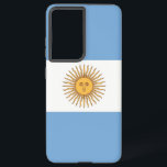 Funda Para Samsung Galaxy S21 Ultra Samsung Galaxy S21 Ultra Funda con bandera argenti<br><div class="desc">Transforme su Samsung Galaxy S21 Ultra en un símbolo de orgullo argentino con nuestra exclusiva portada con la bandera de Argentina! Esta portada, elaborada con meticulosa atención a los detalles, muestra con orgullo el icónico diseño de la bandera argentina. La bandera tiene tres rayas horizontales de azul claro y blanco,...</div>