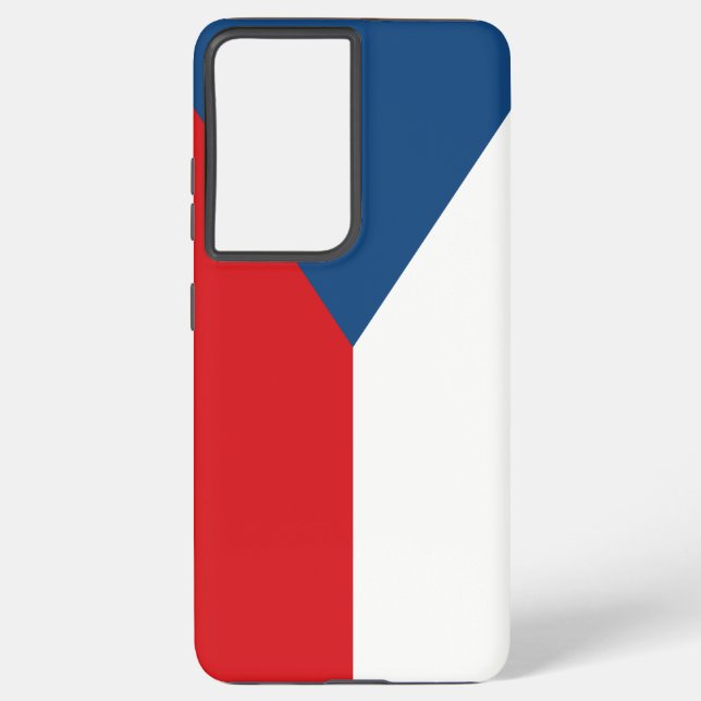 Funda Para Samsung Galaxy Samsung Galaxy S21 Ultra Funda con bandera checa (Reverso )