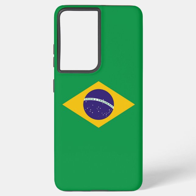 Funda Para Samsung Galaxy Samsung Galaxy S21 Ultra Funda con bandera de Bras (Reverso )