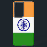 Funda Para Samsung Galaxy S21 Ultra Samsung Galaxy S21 Ultra Funda con bandera de la I<br><div class="desc">Añade un toque de orgullo indio a tu Samsung Galaxy S21 Ultra con nuestra exclusiva portada con la bandera de la India! Esta portada, elaborada con meticulosa atención a los detalles, celebra el patrimonio y la riqueza cultural de la India. El diseño exhibe orgullosamente el icónico patrón tricolor del azafrán,...</div>
