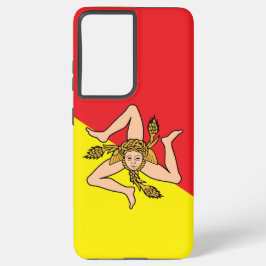 Funda Para Samsung Galaxy S21 Ultra Samsung Galaxy S21 Ultra Funda con bandera Sicilia