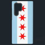 Funda Para Samsung Galaxy S22 Ultra Samsung Galaxy S22 Bandera Ultra Funda de Chicago<br><div class="desc">Eleva tu Samsung Galaxy S22 Ultra con nuestra exclusiva cubierta telefónica con la bandera de Chicago! Diseñada con meticulosa atención a los detalles, esta portada muestra orgullosamente los elementos icónicos de la bandera de la ciudad de Chicago. El diseño presenta cuatro estrellas rojas, cada una simbolizando un acontecimiento significativo en...</div>