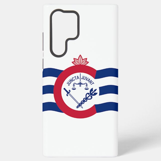 Funda Para Samsung Galaxy Samsung Galaxy S22 Bandera Ultra Funda de Cincinna (Reverso )