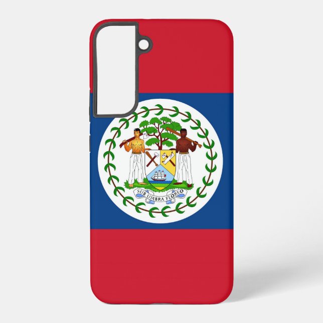 Funda Para Samsung Galaxy Samsung Galaxy S22 Plus Bandera Funda de Belice (Reverso )