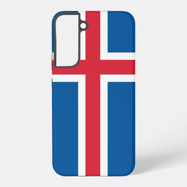 Funda Para Samsung Galaxy Samsung Galaxy S22 Plus Bandera Funda de Islandia (Reverso )
