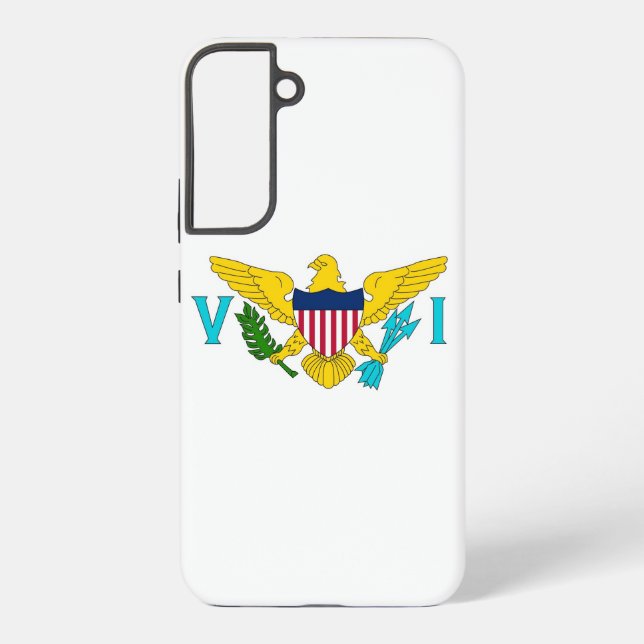 Funda Para Samsung Galaxy Samsung Galaxy S22 Plus Bandera Funda de Virgin Is (Reverso )