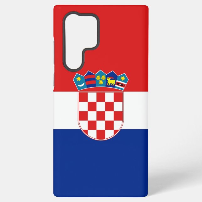 Funda Para Samsung Galaxy Samsung Galaxy S22 Ultra Funda con bandera de Croa (Reverso )