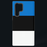 Funda Para Samsung Galaxy S22 Ultra Samsung Galaxy S22 Ultra Funda con bandera de Esto<br><div class="desc">Proteja su Samsung Galaxy S22 Ultra en estilo con este elegante funda que presenta la bandera audaz y elegante de Estonia. La llamativa tricolor horizontal de azul, negro y blanco se exhibe de manera prominente, simbolizando el cielo estonio, el suelo y la aspiración nacional. El diseño minimalista asegura que la...</div>