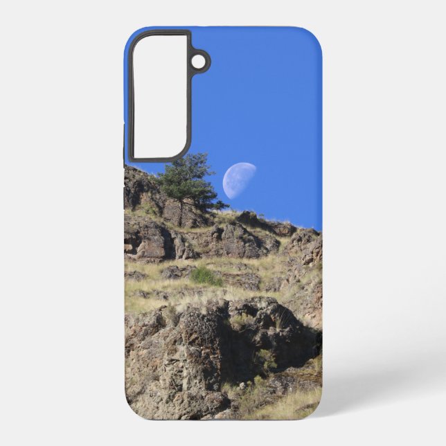 Funda Para Samsung Galaxy Samsung Moon levanta sobre Idaho (Reverso )