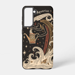 Funda Para Samsung Galaxy S21 Samsung Phone Case Aquarius Celestial Zodiac