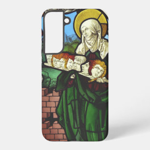 Funda Para Samsung Galaxy S22+ Santa Felicitas y las cabezas de sus siete hijos