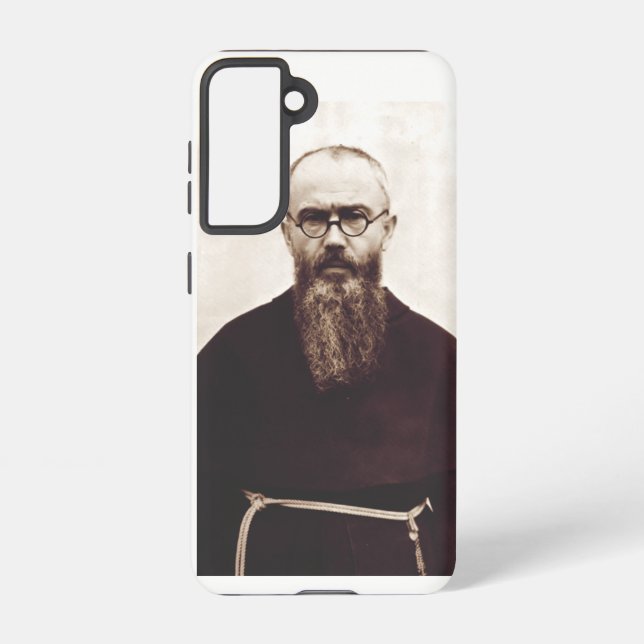 Funda Para Samsung Galaxy Santo Maximiliano Kolbe sacerdote católico polaco (Reverso )