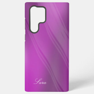 Funda Para Samsung Galaxy S22 Ultra Sara - Plantilla para tu nombre - Tonos púrpura