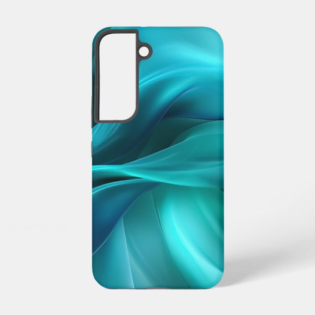 Funda Para Samsung Galaxy Satin verde azulado (Reverso )