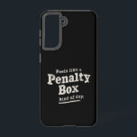 Funda Para Samsung Galaxy S21 Se siente como un jugador de hockey en un día de p<br><div class="desc">Se siente como un jugador de hockey en un día de penales</div>