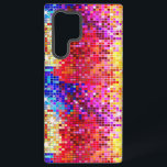 Funda Para Samsung Galaxy S22 Ultra Secuencias metálicas coloridas parecen espejos dis<br><div class="desc">La famosa y brillante secuencia metálica parece un fondo de espejo disco de varios colores. Los espejos de la discoteca Retro 70 están decorados con el bling y los chispas. Busque este diseño en muchos tonos. Se puede solicitar el color morado, azul, verde y rosa en el color favorito. Es...</div>
