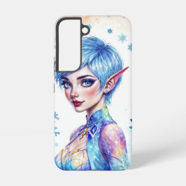 Funda Para Samsung Galaxy S22 Selva de nieve helada helada helada cuento de hada