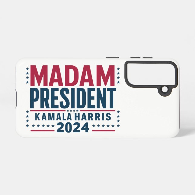 Funda Para Samsung Galaxy Señora Presidenta Kamala Harris 2024 Votación demó (Reverso Horizontal)