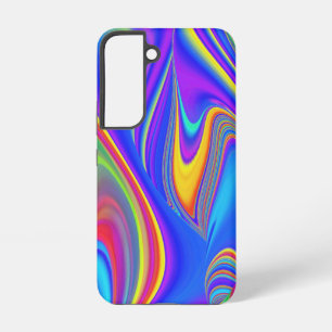 Funda Para Samsung Galaxy S22 Sentimiento de verano, Arte de arcoíris 3D abstrac