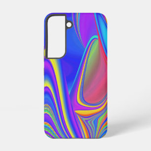 Funda Para Samsung Galaxy S22 Sentimiento de verano, Arte de arcoíris 3D abstrac
