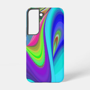 Funda Para Samsung Galaxy S22 Sentimiento de verano, Arte de arcoíris 3D abstrac