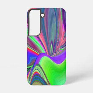 Funda Para Samsung Galaxy S22 Sentimiento de verano, Arte de arcoíris 3D abstrac
