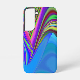 Funda Para Samsung Galaxy S22 Sentimiento de verano, Arte de arcoíris 3D abstrac