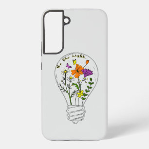Funda Para Samsung Galaxy S22+ Ser La Luz Wildflower Frase Motivacional