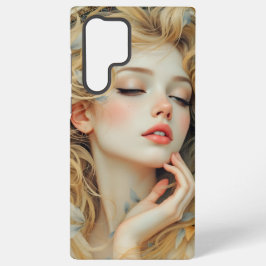 Funda Para Samsung Galaxy S22 Ultra Seraf de Oro - Ángel de la Luz y la Gracia