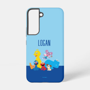 Funda Para Samsung Galaxy S22 Sesame Street Amigos Coloridos de Sesame Street