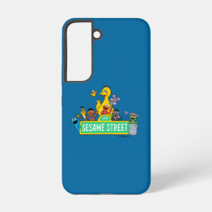 Funda Para Samsung Galaxy S22 Sesame Street Color Completo Con Amigos
