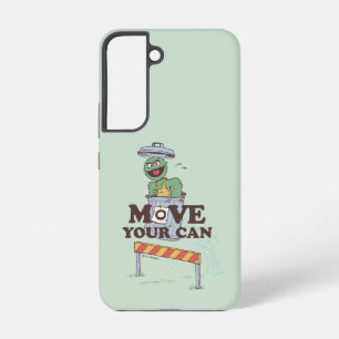 Funda Para Samsung Galaxy S22 Sesame Street Oscar el Gruñón Mueve tu Lata