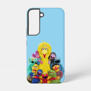 Funda Para Samsung Galaxy S22 Sesame Street Retrato Divertido y Colorido de Am
