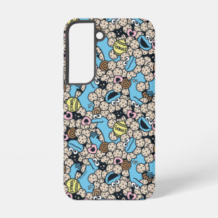 Funda Para Samsung Galaxy S22 Sésamo   Modelo de doodle de galletitas de galleti