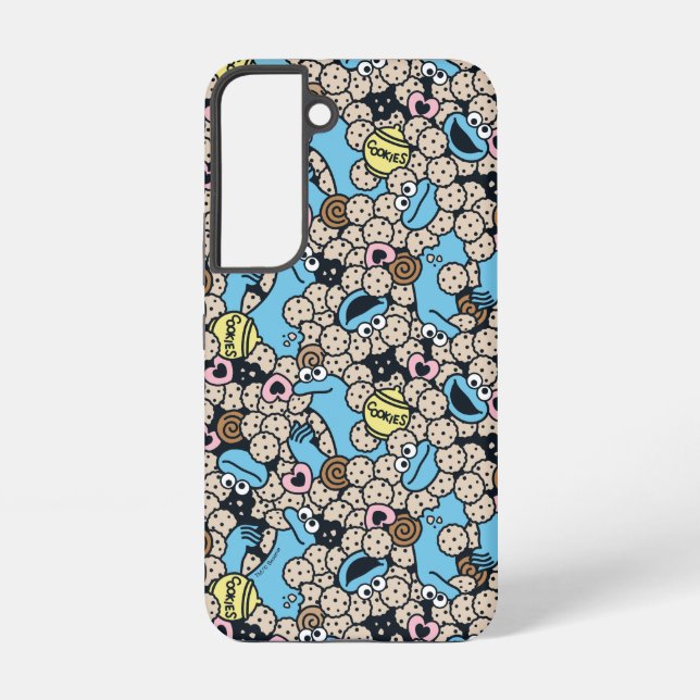 Funda Para Samsung Galaxy Sésamo | Modelo de doodle de galletitas de galleti (Reverso )
