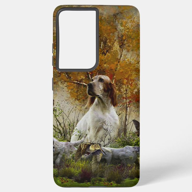 Funda Para Samsung Galaxy Setter inglés, arte  (Reverso )
