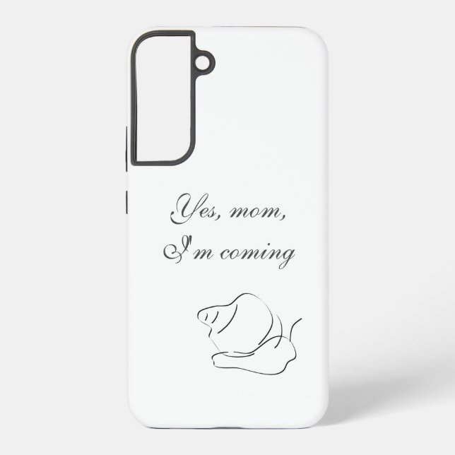 Funda Para Samsung Galaxy Sí, mamá, voy - (Reverso )